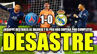 DESASTRE ABSOLUTO ¡GOLAZO DE MBAPPÉ PARA DESTROZAR AL MADRID! | PSG 1-0 REAL MADRID | RESUMEN