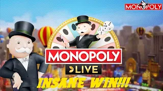 INSANE WIN ON MONOPOLY LIVE!! WE DID GET A MASSIVE WIN ON CHANCE!!! 🤑