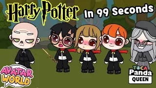 Harry Potter In 99 Seconds - Avatar World Game // TOCA PANDA QUEEN