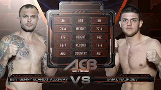 Бен Аллоуэй vs. Исмаил Наурдиев | Ben Alloway vs. Ismail Naurdiev | ACB 60