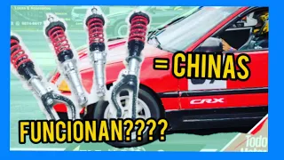 COMO INSTALAR  COILOVER CHINAS. HONDA K24 SWAP EN CRX EP.15