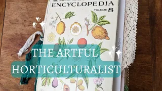 The Artful Horticulturalist Lap Book - Junk Journal Flip Through - For Sale on Etsy (sold - thanks)