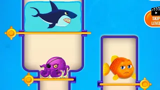 Save The Fish Gameplay - Fishdom Game - Final Game Level Solution - Gameplay Walkthrough