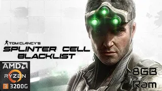 Splinter Cell Blacklist on Ryzen 3 3200g - 8GB ram(8x1)