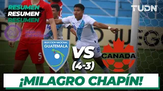 Resumen | Guatemala (4) vs (3) Canadá | CONCACAF Sub 20 | TUDN