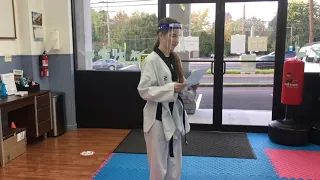 2020 Kukkiwon World Certification Black Belt Test