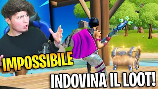 FORTNITE ma DOBBIAMO INDOVINARE il LOOT della CHEST per UTILIZZARLO! *IMPOSSIBILE* VITTORIA REALE!