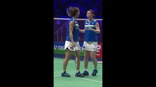 Funny Badminton Moments #1-When Arisa Higashino thought she was playing Mixed Doubles with Watanabe🤣