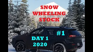 OREGON, OVERLAND,  BACKCOUNTRY,  SNOW WHEELING AND CAMPING 2020: STOCK JEEP CHEROKEE TRAILHAWK