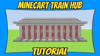 Minecart Station Tutorial In Minecraft Bedrock Edition (MCPE/Xbox/PS4/Switch/Windows10)