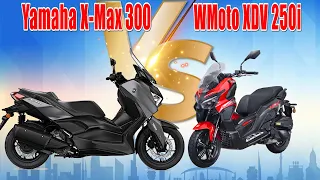 2023 Yamaha Xmax 300 vs 2023 Wmoto Xdv250i | Compare