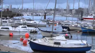 Port de Kernével en Hiver ; Plage ; Tranquille ; Bateaux ; Larmor-Plage ; Bretagne ; France