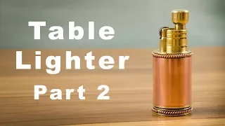 Table Petrol Lighter - Part 2 Soldering