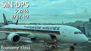 Singapore Airlines SQ946 B787-10 Singapore(SIN) to Denpasar(DPS) | Trip report