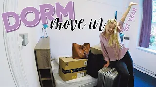 DORM MOVE IN DAY 2019 at University - Packing, Traveling, Moving In & Decorating