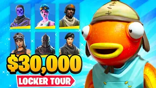 TIKO'S $30,000 FORTNITE LOCKER TOUR!