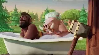 New animated video clip of friendly challenges in clash of clans(hog wants his revenge)