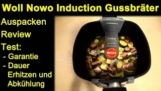 Woll Titanium Nowo Induction Gussbräter 28x28x10cm - Auspacken Review Test Dauer Erhitzen / Abkühlen