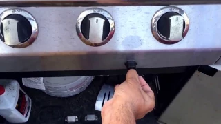 Gas grill weak igniter no spark. Simple fix.