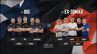 BIG vs. ex-3DMAX (2:0) at ESL Pro League Season 9 Europe (24.04.2019)