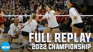 Texas vs. Louisville: 2022 NCAA volleyball championship | FULL REPLAY