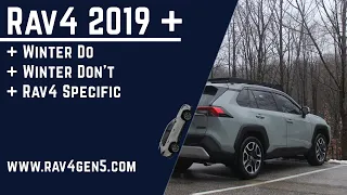 Winter Do and Don't for the 2019 2020 2021 Toyota Rav4