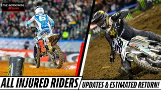 ALL Injured Riders & RETURN DETAILS | Craig, Plessinger, Vohland, Martin, Forkner & MORE!