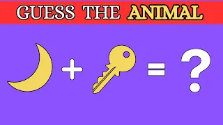 Guess the ANIMAL by Emoji? 🐶  Animal Emoji Quiz | GuessUS