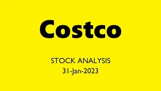 Costco Stock Analysis Today 31-Jan-2023 | COST Technical and Fundamental Analysis NYSE NASDAQ