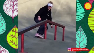 GIRL SKATE VIDEO 2019 #1 🔥 WILD STREET SKATE