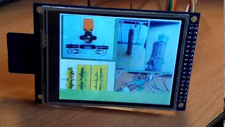 TFT 320x240 JPEG Viewer from SD card. Used STM32 cpu.