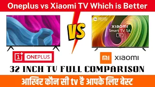 Mi TV vs Oneplus TV 32 Inch Which is Better ⚡ Oneplus Y Series vs Mi 5A Pro Smart TV Comparison