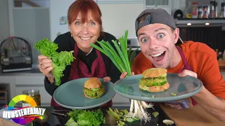 Verdens grønneste burger! /Mutti og Mortens køkken