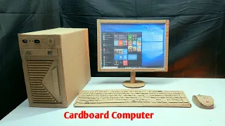 How to Make Computer From Cardboard || Cardboard CPU || Cardboard Computer || Toys Arrive And Crafts