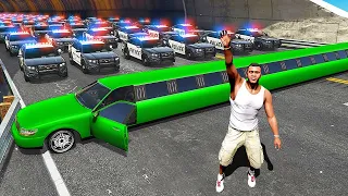 ПОГОНЯ ОТ ПОЛИЦИИ НА САМОМ ДЛИННОМ ЛИМУЗИНЕ в ГТА 5 МОДЫ! ОБЗОР МОДА в GTA 5 ВИДЕО