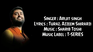 kabhi Jo Baadal Barse Lyrics | jackpot | Sachin j, Sunny L | Arijit Singh, Turaz, Azzeem Shirarzi, |