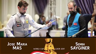 3-Cushion World Cup Luxor 2017  Qualification Sayginer vs Mas