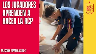 Una técnica que puede salvar vidas: los jugadores de la Sub-17 aprenden a hacer RCP | 🔴 SEFUTBOL