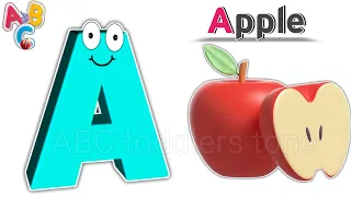 ABC Songs | phonics song for kindergarten | letters song for kindergarten | A for apple |