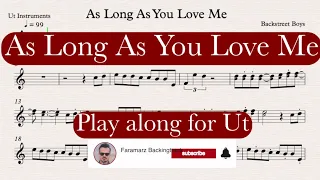 As Long As You Love Me - Backstreet Boys | Play along for Ut Instruments