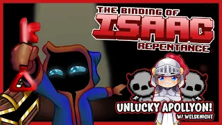 APOLLYON'S UNLUCKY DAY!  |  Repentance Coop with @WelsknightGaming