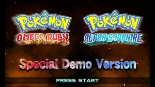 Pokemon Omega Ruby & Alpha Sapphire (Special Demo Version) - 55 Minute Playthrough