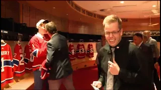 The Exact Moment When Juraj Slafkovský found out his Friend Filip Mešár was also drafted to the Habs