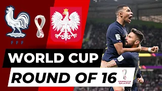 Mbappe BRACE + Giroud makes HISTORY as France advance! | France 3 - 1 Poland | FIFA World Cup