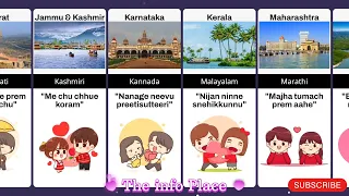 How To Say "I Love You"❤️ in Different Indian🇮🇳 Languages!