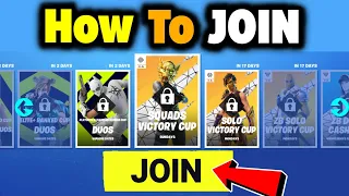How To Join Tournaments in Fortnite - 2024 Tutorial