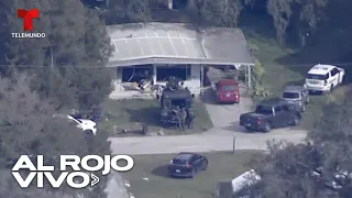 EN VIVO: Policías rodean una casa donde se atrinchera un sospechoso que les disparó en Florida