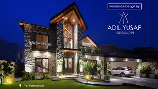 NA Residence at Islamabad - Design by Adil Yusaf Associates - Aqeel Meer Architectural Films