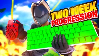 2 WEEK Controller to Keyboard and Mouse Progression Fortnite! + Handcam