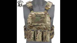 Tactical FCPC V5 Vest Plate Quick Detach Adjustable Strap Front Mag Pouch Hunting Airsoft Molle Vest